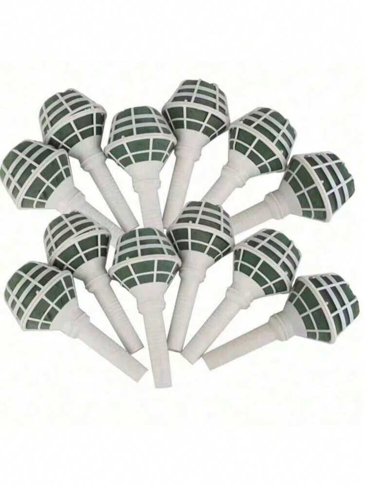 1/2/6入 泡沫花束手柄支架，適用於DIY婚禮花束，附可調節水鑽花束針與綠色花藝膠帶，婚禮用品 - 查看 3