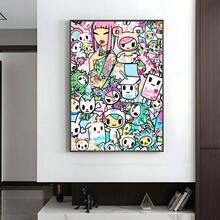 Cartoon Art Kawaii Town TokidokiS Inside Poster HD Art Sticky Wall Waterproof Home Living Room Bedroom Bar Aesthetic Decoration - z5 - 查看 2
