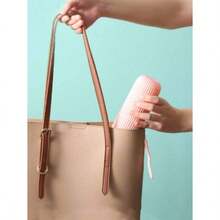 1 Estuche para cepillo de dientes de color aleatorio con tapa - Soporte multifuncional para cepillo de dientes, accesorio de baño para el hogar y viajes, vaso portátil para cepillo de dientes - Color aleatorio - Ver 7