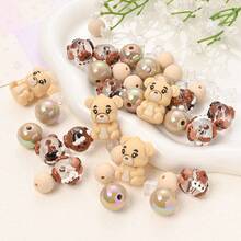 24/29pcs Colorful Cute Bear Silicone Bead Set, DIY Creative Bracelets, Necklaces, Pendants And Craft Projects - Multicolor - View 10