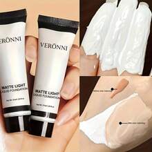 VERONNI 2 Sticks Of Liquid Foundation Set Foundation Blending Liquid White Liquid Foundation Blending And Pure White Brightening Role-Playing,Carnival, Halloween - White - View 3