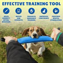 Durable Tug Of War Rope Toy For Dogs, With Two Soft And Sturdy Handles, Suitable For Medium And Small Breeds, Great For Tug Of War, Leash Training, And Puppy Training - Green - View 5
