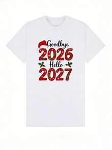 Camiseta de algodón de manga corta con cuello redondo, ajustada y suave para mujer, Verano, Feliz Navidad, Ropa casual navideña, Ropa de fiesta, Tops navideños para mujer, Tops para salir, Vintage, Generación Z, Tops, Curvas, Ropa Y2K, Algodón, Italia, Grecia, Tops de mujer, Tops bonitos, Camisetas con estampados, Conjuntos de primavera, Estilo callejero americano, Casual deportivo, Estilo unisex, Estilo casual urbano, Casual, Jersey, Camisetas holgadas, Ropa urbana retro, Estilo de los 90, Estilo de los 2000, Subcultura, Estilo europeo, Tops negros, Tops blancos, Conjuntos de fiesta de los 90. Negro - Blanco - Ver 5