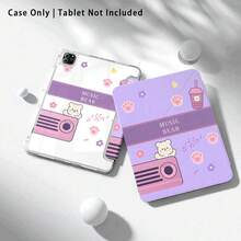 彩色亚克力水晶平板电脑保护套带支架，兼容三星 A9/A9+/S9/S9FE/A11/A11+/S11/S10 FE/S10 FE+/S10 Lite、A16 2025、Air 11/13、M3 2025、Mini 7 A17、Pro 2024、Air 11/13、M2 2024、Pro 11/13、M4 2024、Pro 12.9、7/8/9 代、10.2、10 代、10.9、Air 4/5/6/7/8、10.9、Pro 11、4/5/6 代、Mini 6、SE 11、荣耀、Matepad SE 11。 - 彩色 - 查看 4