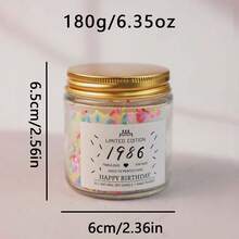 1件裝罐裝香氛蠟燭，6/18/21/30/40歲女孩生日禮物，裝飾蠟燭，大豆蠟蠟燭，閨蜜禮物，女性禮物，冬季禮物，居家蠟燭裝飾。18歲女孩生日禮物，適合10至40歲女孩－女兒、姊妹、孫女、閨蜜、朋友的香氛罐裝蠟燭－大豆蠟蠟燭，無煙舒壓蠟燭，女性與朋友獨特、個性化且新穎生日禮物的理想選擇 - 奶油香草-B - 查看 38