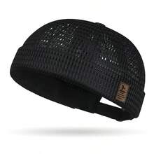 Men's Summer Breathable Mesh Sun Hat, Outdoor UV Protection Sunhat, Hollow Grid Baseball Cap, Fashionable Minimalist Versatile Tang Hat - Multicolor - View 16