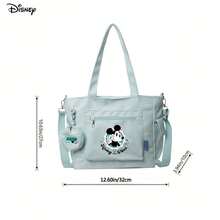 Bộ 2 túi tote đa năng cỡ lớn màu xanh bạc hà chủ đề chuột Mickey "It's A Mickey Thing" của Disney, kèm ví đựng tiền xu có thể tháo rời, có thể mang theo nhiều cách, lý tưởng cho công việc, du lịch, mua sắm và sử dụng hàng ngày. - Màu xanh lam - Xem 4