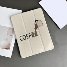1个“咖啡充电”打印平板电脑保护套，带笔槽，兼容iPad 10.9/10.2/Air第五代/Pro11/第十代/9.7/Air 2/（第七代）/（第八代）/Air 4/5/Pro 11/第十代10.9英寸（2022款）智能保护套/Air 13（M3 2025）/Air 11（M3 2025）/Air 11（M3 2025）/11（A16 2025），支持自动休眠/唤醒功能，兼容Galaxy Tab S10+/S9/A9，兼容小米5/5PR/6/6PRO/7/7PRO，兼容华为MatePad，兼容荣耀平板 - 彩色 - 查看 2