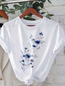 Women T-Shirts - White - View 5