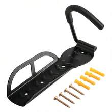 TOSUOD Wall-Mounted Bicycle Support Rack, Home Wall-Mounted Bike Hanger, Heavy Duty And Stable Bicycle Hanging Rack, Space-Saving Indoor Storage Parking Stand, Compatible With Mountain Bikes, Road Bikes, Folding Bikes, Easy Installation Non-Slip Wall Mount, Garage, Balcony, Hallway Bicycle Organization Accessory For Cycling Enthusiasts - Black - View 13