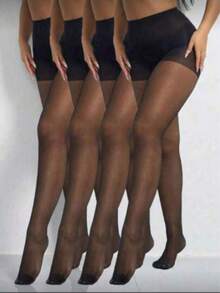 1 pieza Medias de moda sexy para mujer - Negro - Ver 8