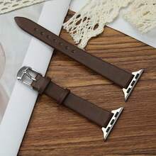 Dây đeo đồng hồ nữ mỏng bằng da PU dễ thương, kích thước 38/40/41/42/44/45/46/49mm, tương thích với 1-11 SE Ultra 3 2 1. - Không khuôn - Xem 7