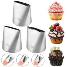 Large Cake Piping Nozzle, Cream Icing Piping Tip, Cake Decorating Tool, Piping And Icing Nozzle - Multicolor - View 8