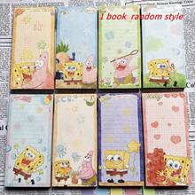 SpongeBob SquarePants Bộ 4/1 cuốn giấy ghi chú dài hình SquarePants và Pada Star, không dính, hình hoạt hình dễ thương, thích hợp làm sổ tay học sinh, đồ dùng sinh nhật, phần thưởng trong lớp học, quà tặng mùa tựu trường, quà tặng nhét vào túi quà dự tiệc, quà Eid Al Fitr, quà Ngày của Mẹ, quà tặng mùa cưới, quà tặng hoàn hảo cho các bữa tiệc và ngày lễ (Kiểu ngẫu nhiên) - Nhiều màu - Xem 14