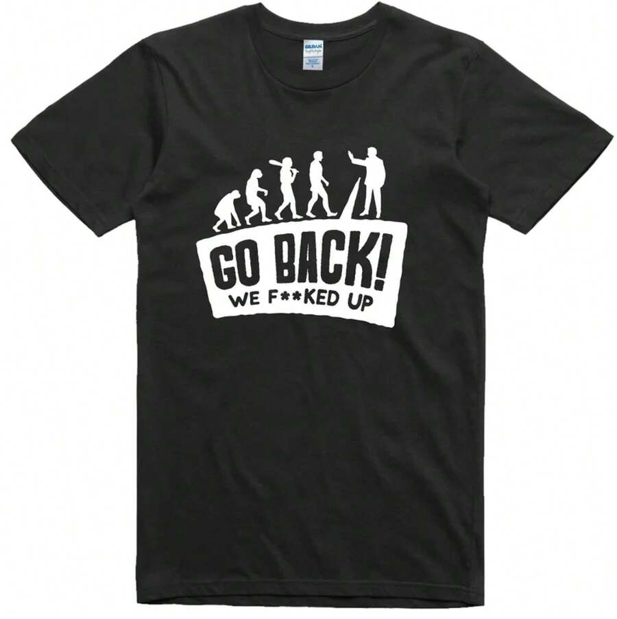 Men T-Shirts - 黑色 - 查看 1