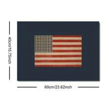 1pc Framed/Unframed Vintage American Flag 250th Anniversary Canvas Poster Vintage USA July 4th Patriotic Wall Art Print Minimalist Independence Day Retro Painting For Apartment,Living Room,Bedroom,Modern Home Decoration - A - View 11