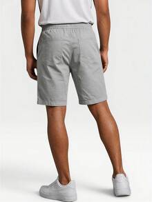 Bermuda Twill Shorts Men's High Quality Summer Men's Top - White - View 7