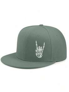 1 pieza Gorra de béisbol unisex de unicolor simple, gorra Snapback, adecuada para uso diario, viajes, fiestas, playa y vacaciones - Estilo P - Ver 17