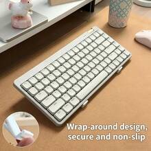 Keyboard Riser - Desktop Storage Rack, Designed For Students And Home Office (Tilted Design) - View 3