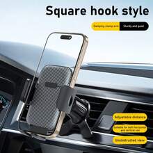 Giá đỡ điện thoại gắn khe gió ô tô, giá đỡ điện thoại xoay được có móc, giá đỡ điện thoại định vị đa chức năng. - Một kích cỡ phù hợp cho tất cả - Xem 11
