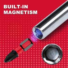 2/5pcs Magnetic Bit Holder Extension, Hex Shank Screwdriver Bit Adapter, Drill Bit Holder Sleeve, Suitable For Home Improvement And DIY Projects, Screwdriver Bit Set - One Size - View 9
