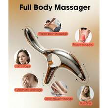 Outil de massage des points de déclenchement Gua Sha, outils de massage des tissus profonds, éliminateur de nœuds musculaires, outils de thérapie par grattage pour le soulagement de la douleur et la libération des tensions sur tout le corps, cadeaux de conception de poche pour les femmes et les hommes - Argent - Voir 7