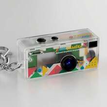 1080P Mini Keychain Camera - 0.96" HD Screen, 8MP Retro SLR Design, 160° Wide Angle, Anti-Lost Lanyard, Rechargeable Portable DV Camera Suitable For Adults/Teens/Outdoor Travel - Multicolor - View 18