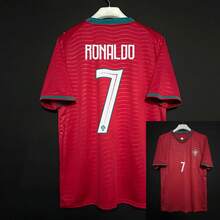 2026 World Cup Portugal Home Jersey, Red Wave, Breathable Quick-Dry Fan Shirt - Số 9 - Xem 1