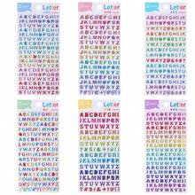 1pc 3D Colorful Dimensional English Letter Stickers, Early Education Stickers For Children, DIY Decorative Stickers, Suitable For Phone Cases, Diaries, Notebooks, Gifts, Toys For Toddlers - Multicolor - View 7