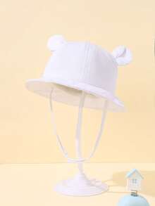 قبعة دلو أذن حيوان جميلة وأنيقة، قبعة واقية من الشمس قابلة للتعديل مناسبة للأطفال الصغار والبنات والمراهقين والشباب للارتداء اليومي والأنشطة الترفيهية - أبيض - مشاهدة 11