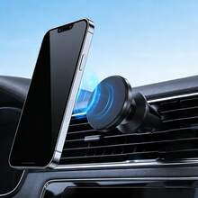 Magnetic Car Phone Holder, Compatible With Air Vent Clip Design, Strong Magnetic Adsorption, Supports Multiple Phone Models - A - View 6