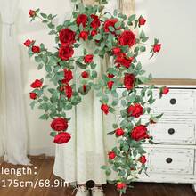 Simulated Sweetheart Rose (Red)