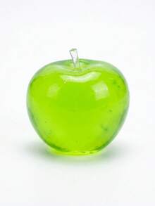 Green Apple Shaped Marshmallow Slow Rebound Toy, Super Soft Transparent Jelly Squeeze Toy, Fruit Themed Sensory Toy, Relieve Anxiety Hand Therapy Relaxation Toy, Suitable For Teenagers, Adults, Office Desk Daily Stress Relief Toy - Green - View 6