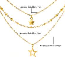 New Hollowed-Out Pentagram Pendant Necklace, Creative And Unique Vintage Multi-Layered Collarbone Chain For Women. Mom Gift, Teacher Gift, Summer Travel Beach Jewelry, Boho Jewelry, Rave/Prom/Party/Daily Accessories, Back To School Gift, Birthday Gift, Bridesmaid Gifts - 5766302HB - 查看 2