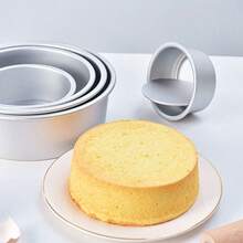 4/6/8/10 Inch Round Cake Mold - With Removable Bottom, Anodized Aluminum, Wear-Resistant, Scratch-Resistant, High-Temperature Resistant, Easy Release, Reusable, Suitable For Kitchen Baking Multi-Layer Cakes, Mousse Cakes, Cheesecake Baking Pans, Suitable For Eid Al-Adha, Ramadan, Eid Al-Fitr, Christmas, Halloween, Valentine's Day, New Year, Wedding, Birthday And Other Holiday Kitchen Baking Accessories - Silver - View 7