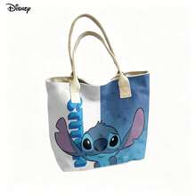 Bolso de mano y de hombro para laptop, Bolso de hombro de gran capacidad con diseño de Stitch de Disney para uso diario - Blanco - Ver 5