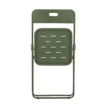 Ensemble bistro pliable 3 pièces pour extérieur / Ensemble de mobilier de jardin 3 pièces / Ensemble de mobilier de jardin bistro / 2 chaises et 1 table / Facile à utiliser / Idéal pour terrasses, espaces extérieurs et jardins - Vert - Voir 11