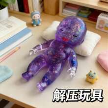 1个娜塔莎丑娃娃挤压玩具，趣味怪异慢回弹减压玩具，可爱桌面减压挤压玩具，创意解压玩具，理想的生日礼物，惊喜节日礼物，情侣礼物，圣诞游戏玩家礼物，日常放松必备 - 均碼 - 查看 11