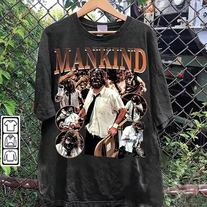 Mick Foley Mankind America Profession T Shirt Full Size S 5Xl