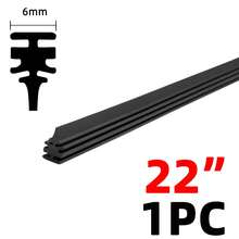 1PC 橡胶条替换零件 汽车挡风玻璃雨刮器橡胶条 14"16"17"18"19"20"21"22"24"26"28"30"32" 通用无骨雨刮器橡胶补充条 耐用汽车挡风玻璃更换配件。 - 1PC - 查看 8