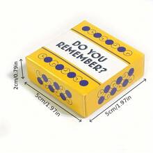 Do You Remember Nostalgic Memory Question Card Game, Fun Conversation Interactive Table Game, Portable Gathering Playing Cards For Family Night Friend Reunion Holiday Party Indoor Leisure Entertainment - Multicolor - View 4