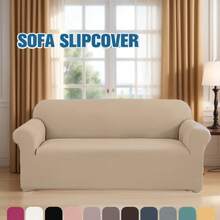 Armless Sofa Cover 3-Seater Sofa Bed Cover Stretch Armless Sofa Bed Cover Armless Fabric Sofa Cover Cotton Elastic Sofa Cover Armless Sofa Cover For Folding Sofa Stretch Sofa Cover Plush Thick Solid Color 3-Seater Full Folding Sofa Fabric Sofa Furniture Protector Cover Armless - Multicolor - View 8