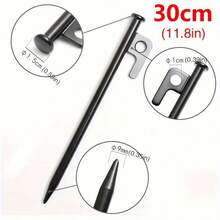 10pcs Heavy Duty Metal Tent Stakes, Steel Tent Pegs, Suitable For Camping, Garden, Hiking - Multicolor - View 3