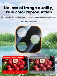 New UV Magnetic Filter + Magnetic Armor Base Smartphone Filter For IPhone 17 Pro Max/17 Pro, Photography Neutral Density Filter, Daily Protection + High-Definition Image Quality, Lens Anti-Scratch Anti-Drop, Clean And Transparent Shots, Magnetic Technology - Slouchy Man's Blessing, No Glue No Sticking | One Attach Instantly Stable | Precise Alignment, No Complex Installation, Just Attach And It's Fixed, No Trace When Removed, Reusable, Comes With Carrying Case For Convenient Everyday Use - Orange - View 5