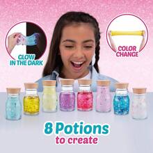 ZURU Oosh Potions 魔法惊喜瓶史莱姆，可收藏的挤压盲盒玩具，魔法DIY蓬松软粘土减压玩具，6岁以上女孩新奇礼物（随机款式） - 彩色 - 查看 8