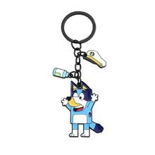 Hasbro 家庭行李配件吊飾袋－卡通相關物品，可愛藍色小狗鑰匙圈，派對小禮物，生日禮物，Bingo Friends - 彩色 - 查看 13