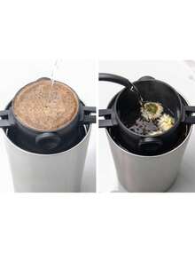 Filtru de cafea reutilizabil din oțel inoxidabil, design pliabil portabil cu funcție de clătire manuală, potrivit pentru gătit în aer liber și la grătar - A - Vizualizare 6
