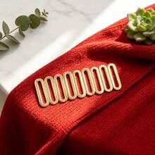 20Pcs Gold & Silver Textured Rectangle Links, 304 Stainless Steel Oval Connector Charms For DIY Bracelet Necklace Jewelry Making Supplies - Connectors - View 4