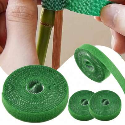 Dây buộc cây trồng có thể điều chỉnh, tái sử dụng, dài 10/5/3/1m, phù hợp cho cây trồng trong nhà và ngoài trời, rất tốt cho cây cà chua và các loại cây leo, dụng cụ cố định cây đa năng, công cụ làm vườn thiết thực và quà tặng gia đình.