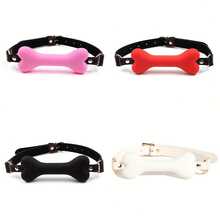 Dog Bone Gag Adult Adult Game Props - White - View 1